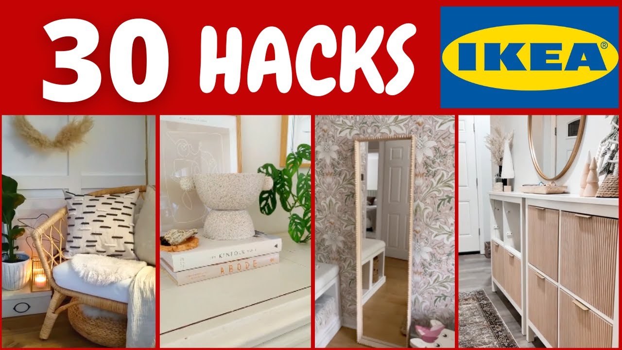 IKEA 30 HACKS|DECORACION DE IKEA 😉ENCUENTRA  LAS MEJORES IDEAS DEL 2023|IKEA GENIUS HACKS#ikeahack
