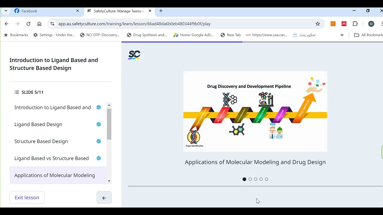 Training course drug design lesson number 1