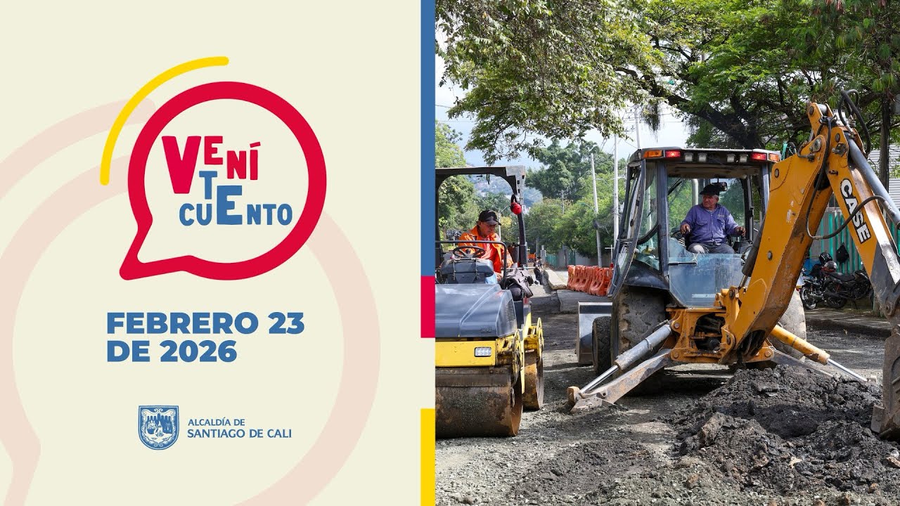 Avance de obras en vías, hospitales y colegios | Noticiero Cali, vení te cuento 23 de febrero.