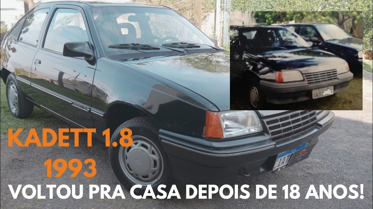 VOLTOU PARA CASA 18 ANOS DEPOIS! Chevrolet Kadett 1993 1.8 gasolina - Comprei de volta!