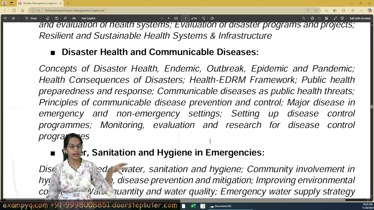 Syllabus and Analysis for UGC NET Disaster Management #disastermanagement