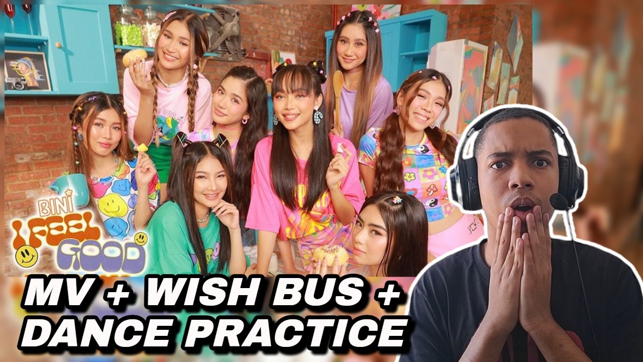 BINI 'I Feel Good' MV, Wish Bus and Dance Practice | Reaction!