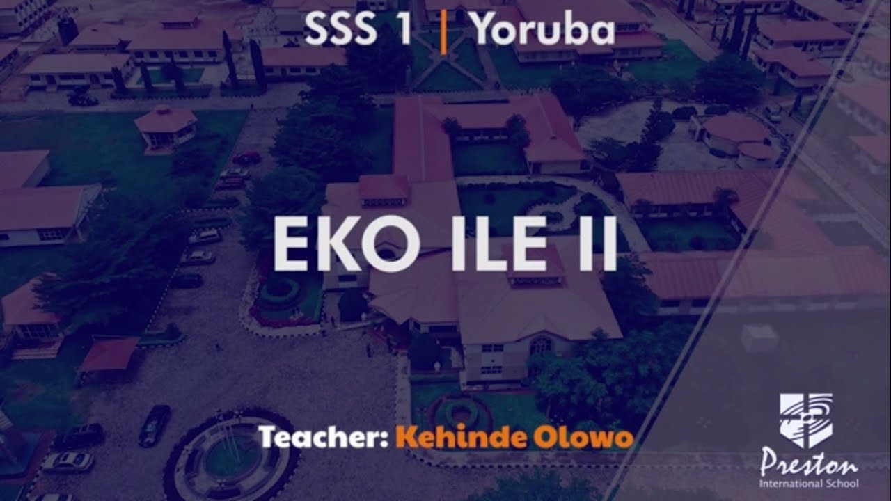 Eko Ile II - SSS1 Yoruba