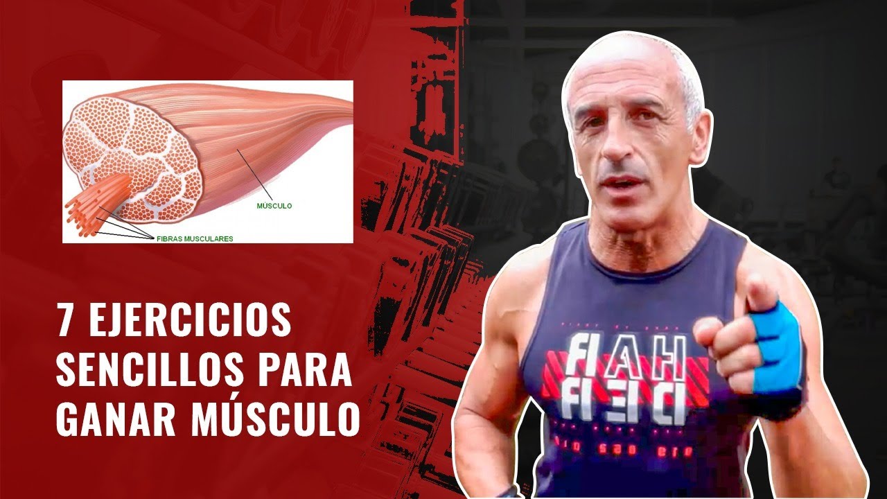 Los 7 Ejercicios SENCILLOS para Ganar Músculo