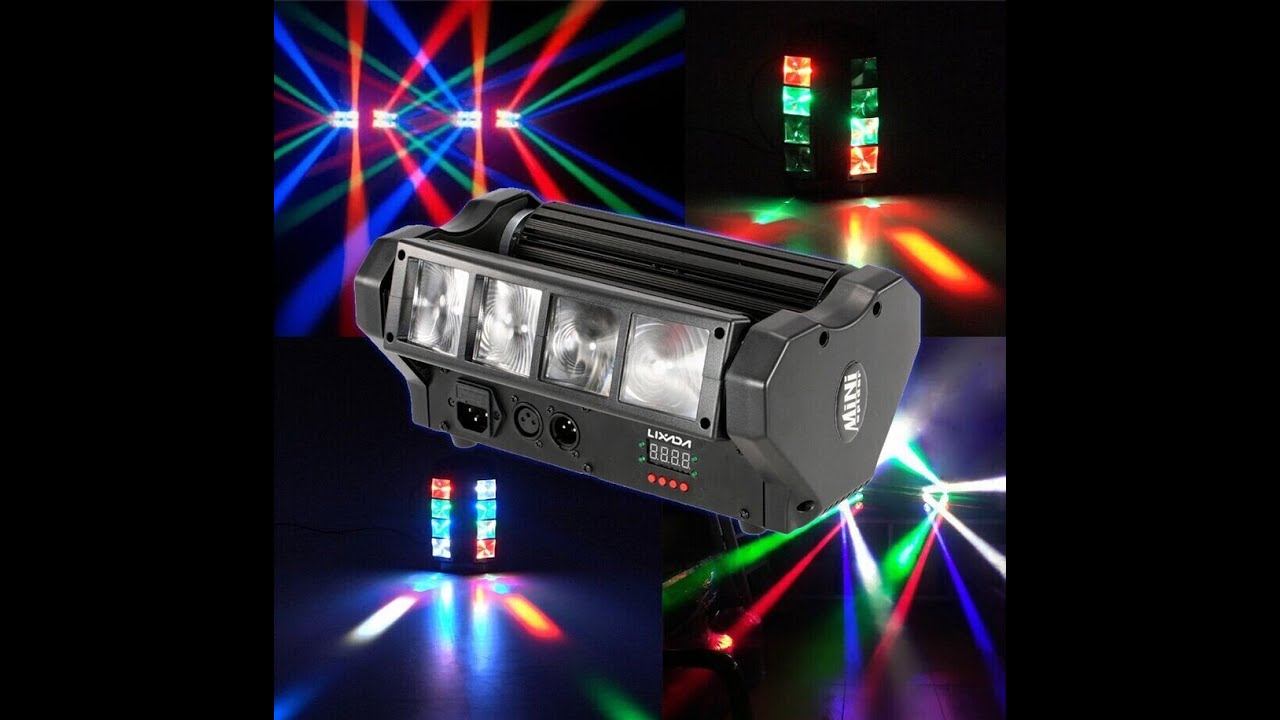 Color Changing DMX512 Sound Activated Auto Running  Beam Light for Disco KTV Club Party