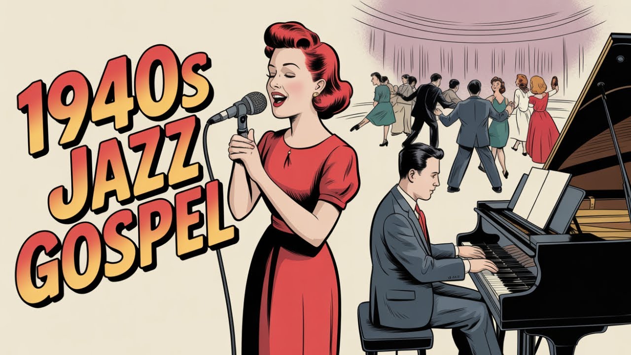 Gospel Jazz Elegante de 1940 ☕ Alabanzas Profundas de Esperanza y Fe Inquebrantable