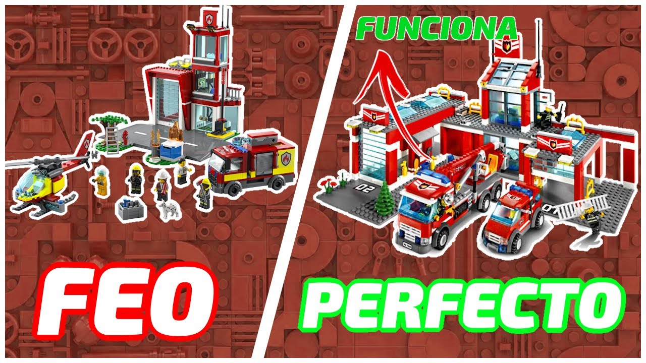 Todas las estaciones de bomberos de LEGO City, de peor a mejor