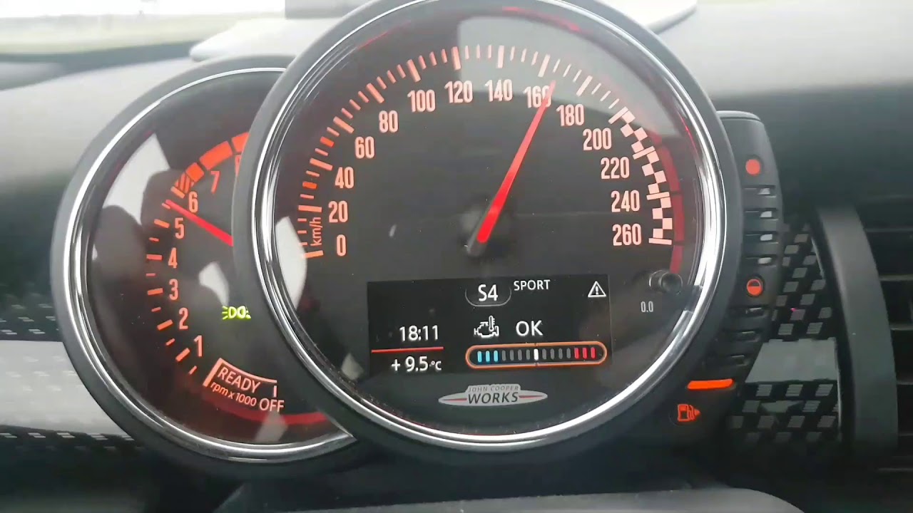 Mini JCW John Cooper Works F56 300hp 420NM Stage 1 Tuning (100kmh -200kmh)