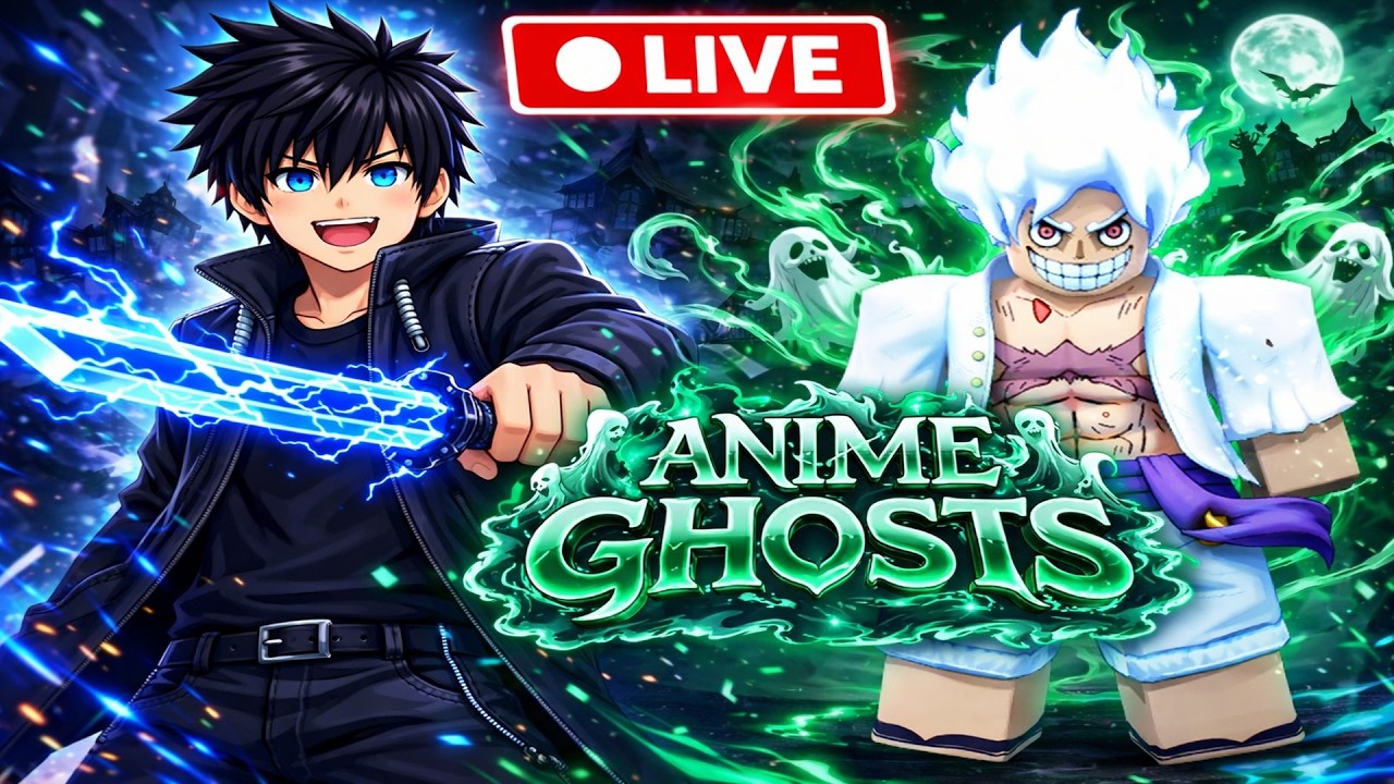 [🔴LIVE] FARM INFINITO NO ANIME GHOST ! BORAAA GALERINHA RAID E DUNGEON  🔥 #5k