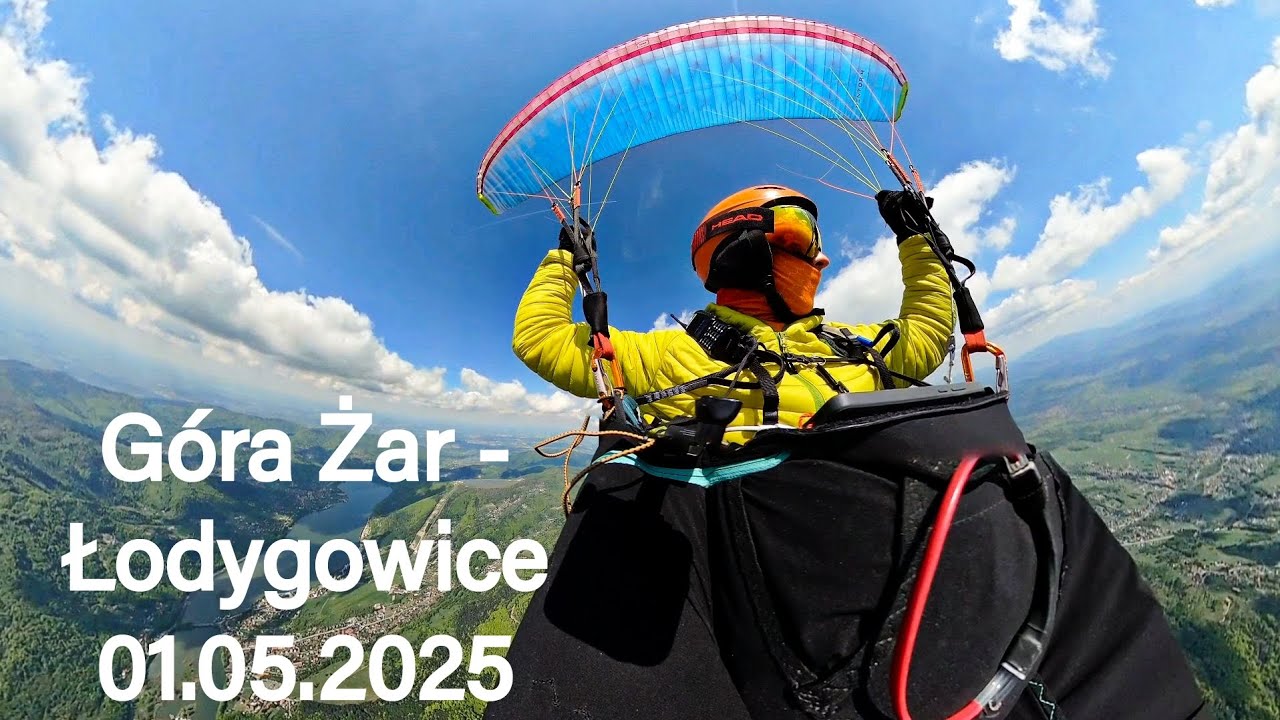 Paralotnia - G&oacute;ra Żar- Łodygowice 01.05.2025