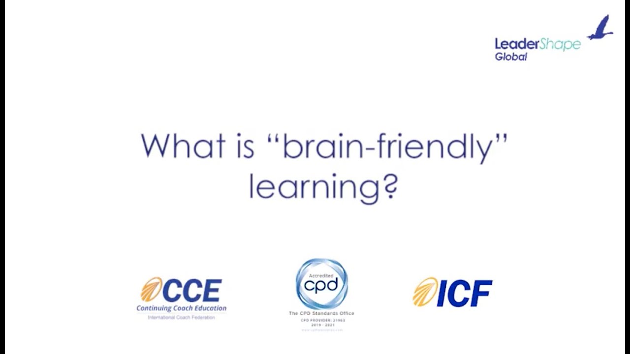 What is Brain Friendly Learning?