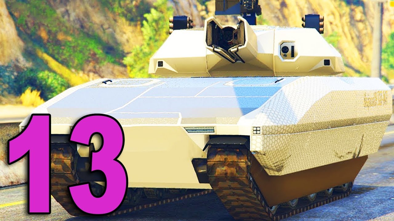 GTA Online Doomsday Heist - Part 13 - STEALING A FUTURISTIC TANK!
