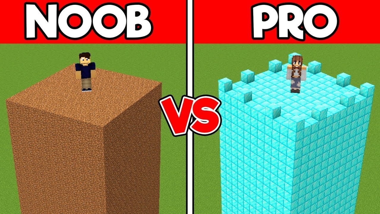 BASE de NOOB Vs PRO no Minecraft - O FILME