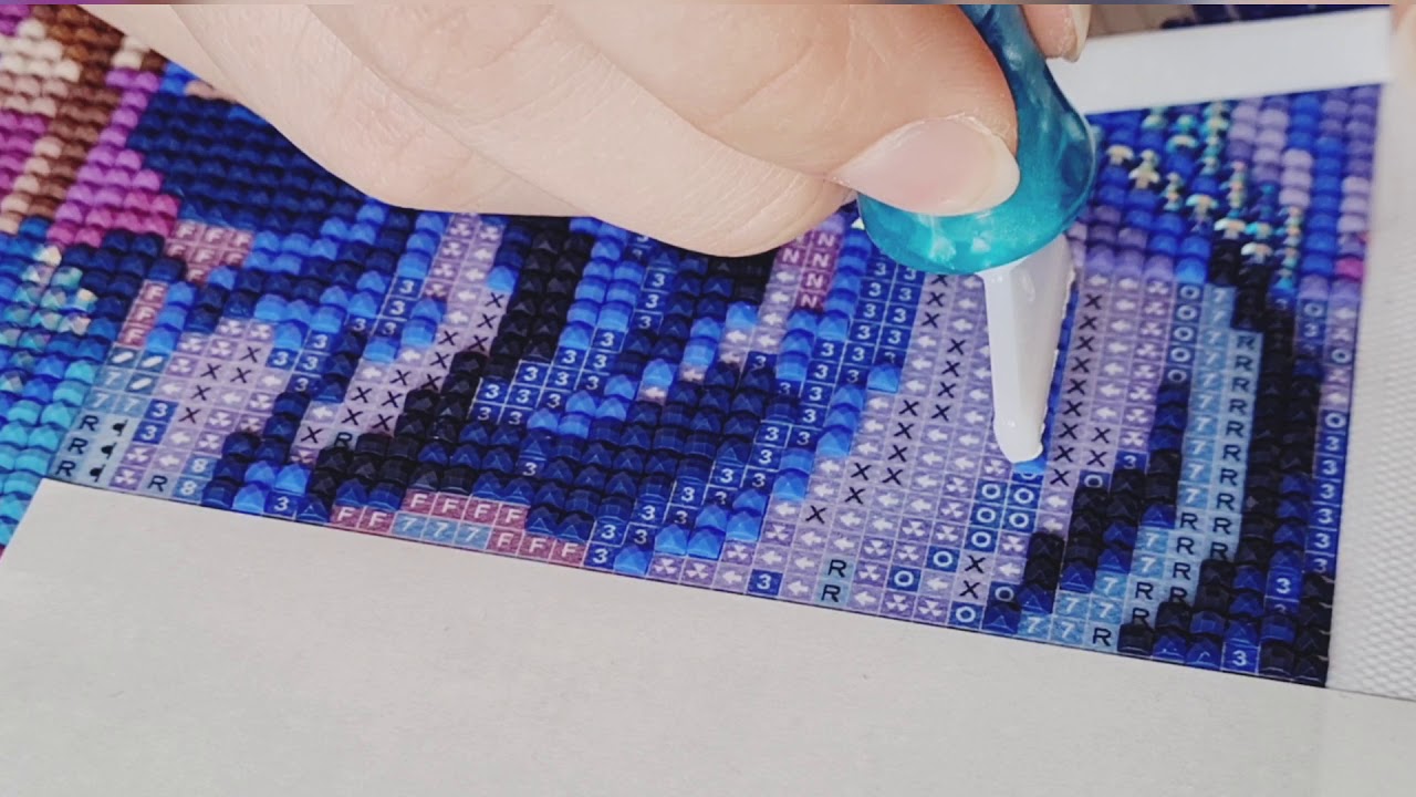 Square Diamond Painting ASMR Real time No talking