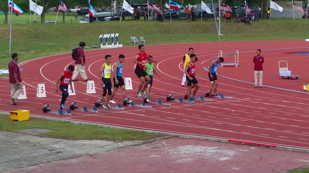 100m akhir saga sandakan Vlll 2017