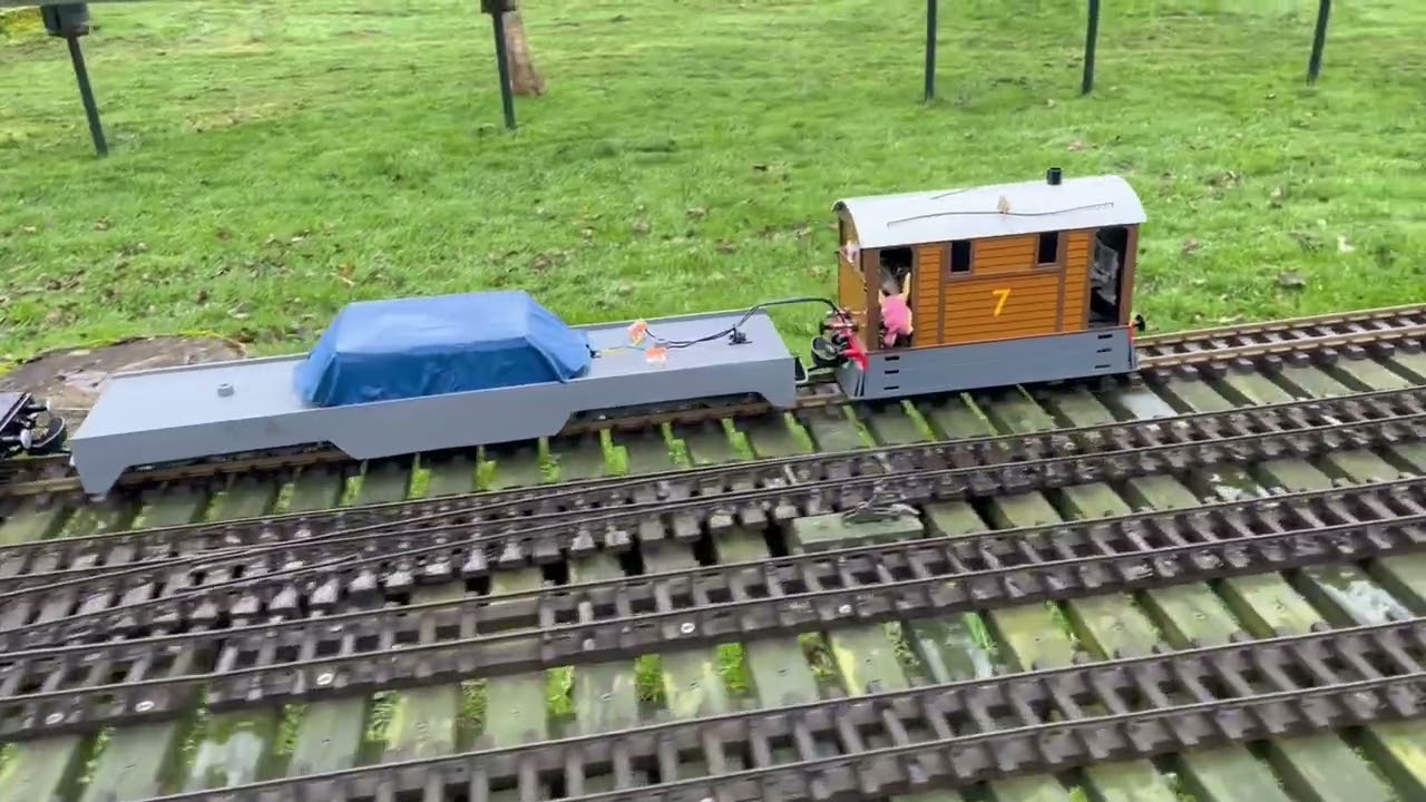Toby toy train and new truck