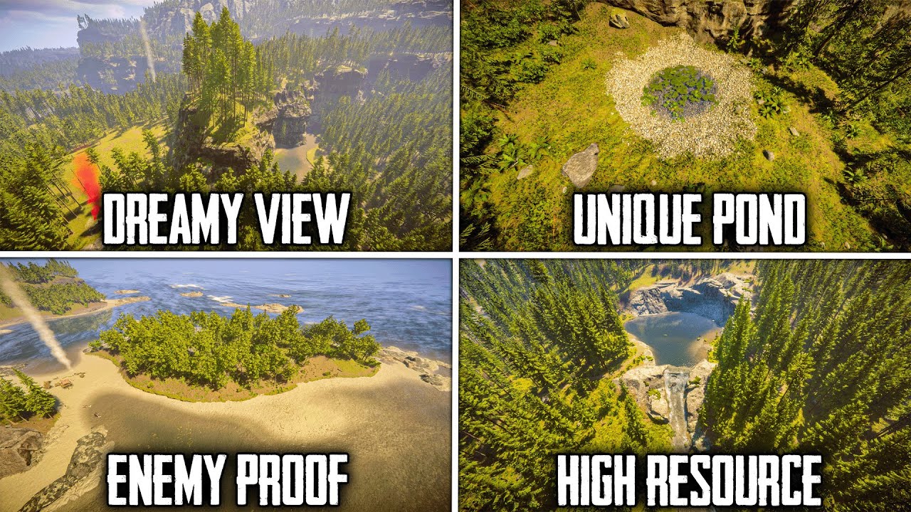 Top 6 Best Base Locations In Sons Of The Forest!