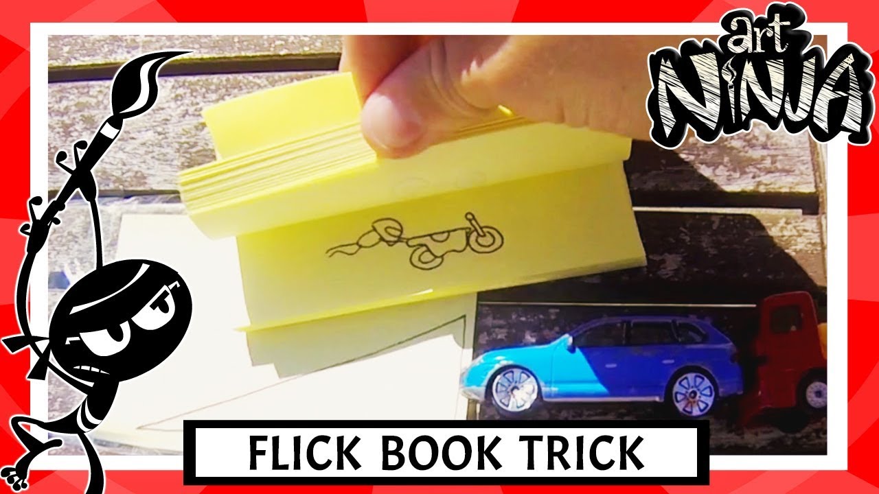Art Ninja | Flick Book Trick | Animation Tips for Children
