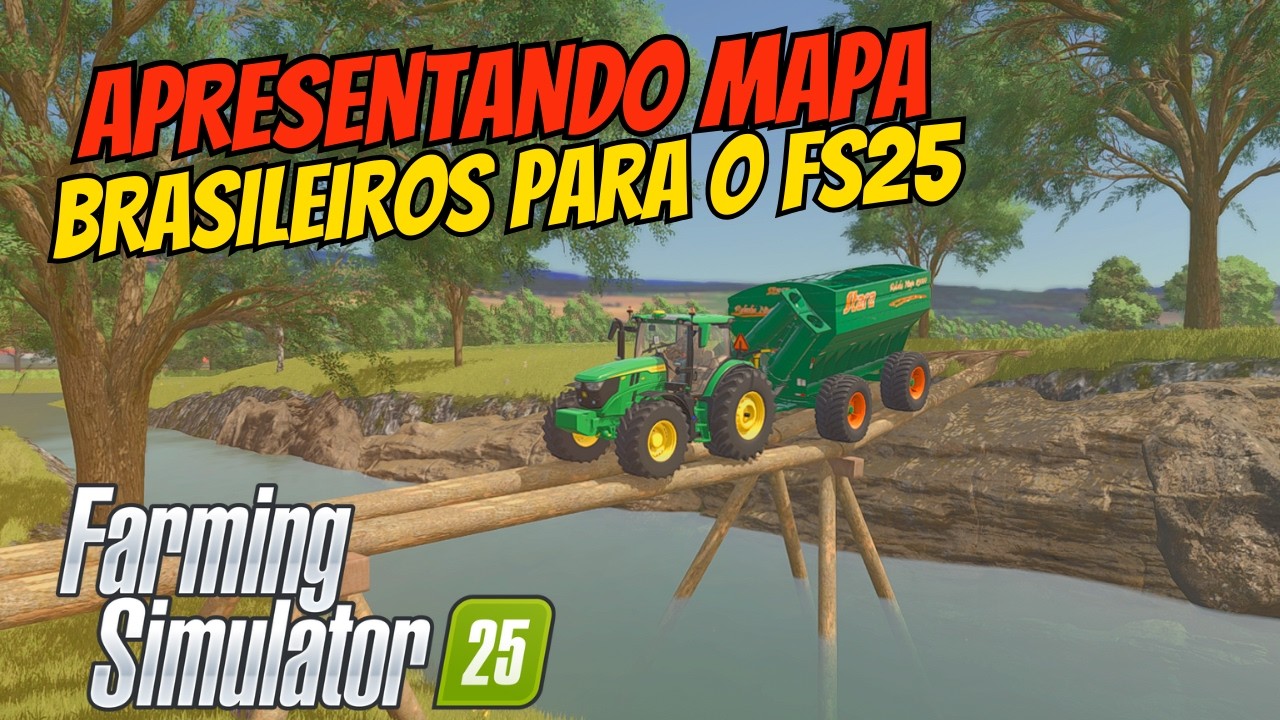 INCRIVEL: CONHEÇA o MELHOR MAPA COM PIRAMBEIRAS para o FARMING SIMULATOR 25!