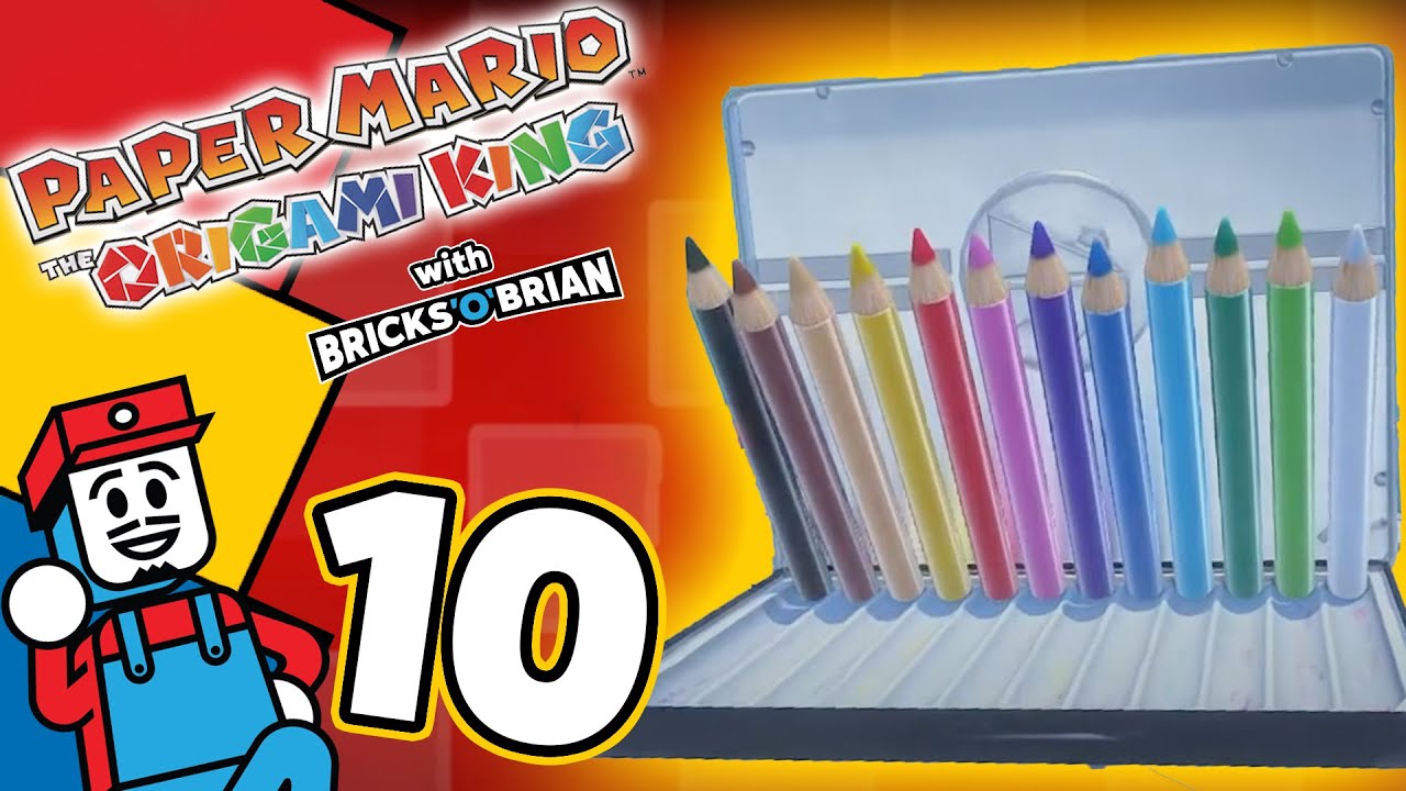 The Finest Art Imaginable! - Paper Mario Origami King with Bricks 'O' Brian