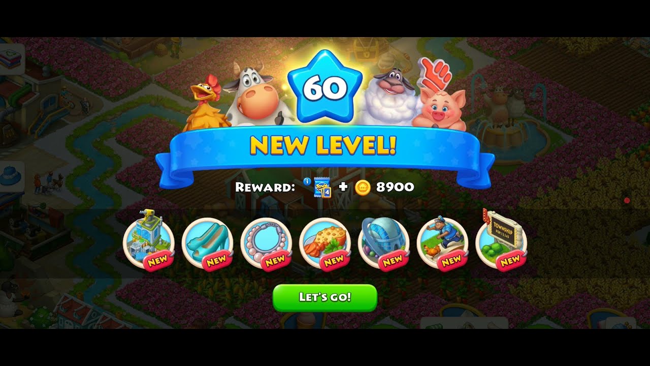 Unlocking level 60 | Township Gameplay