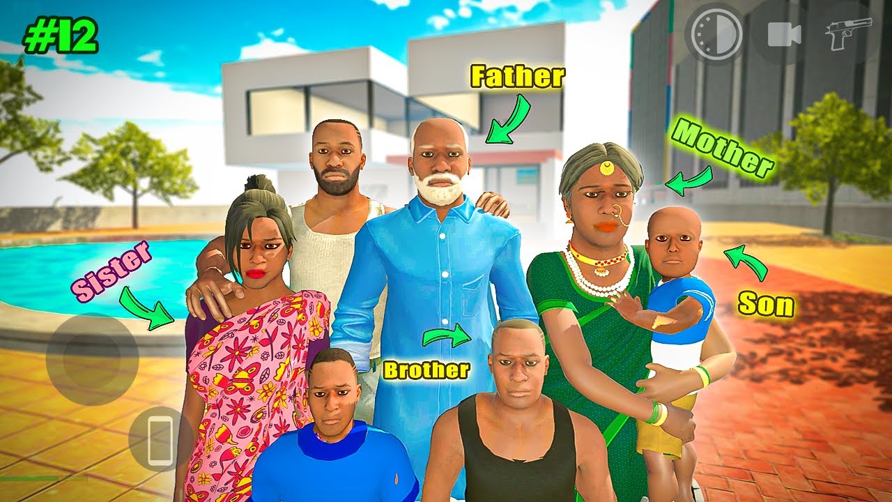 Франклин знакомится со своей семьёй в индийском байкерском 3D-туре | Motu Patlu Village Furfuri N...