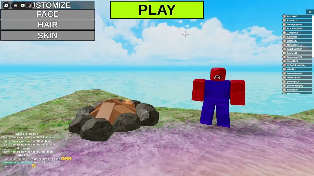 I fought until I had no blood fruit in Booga booga reborn.