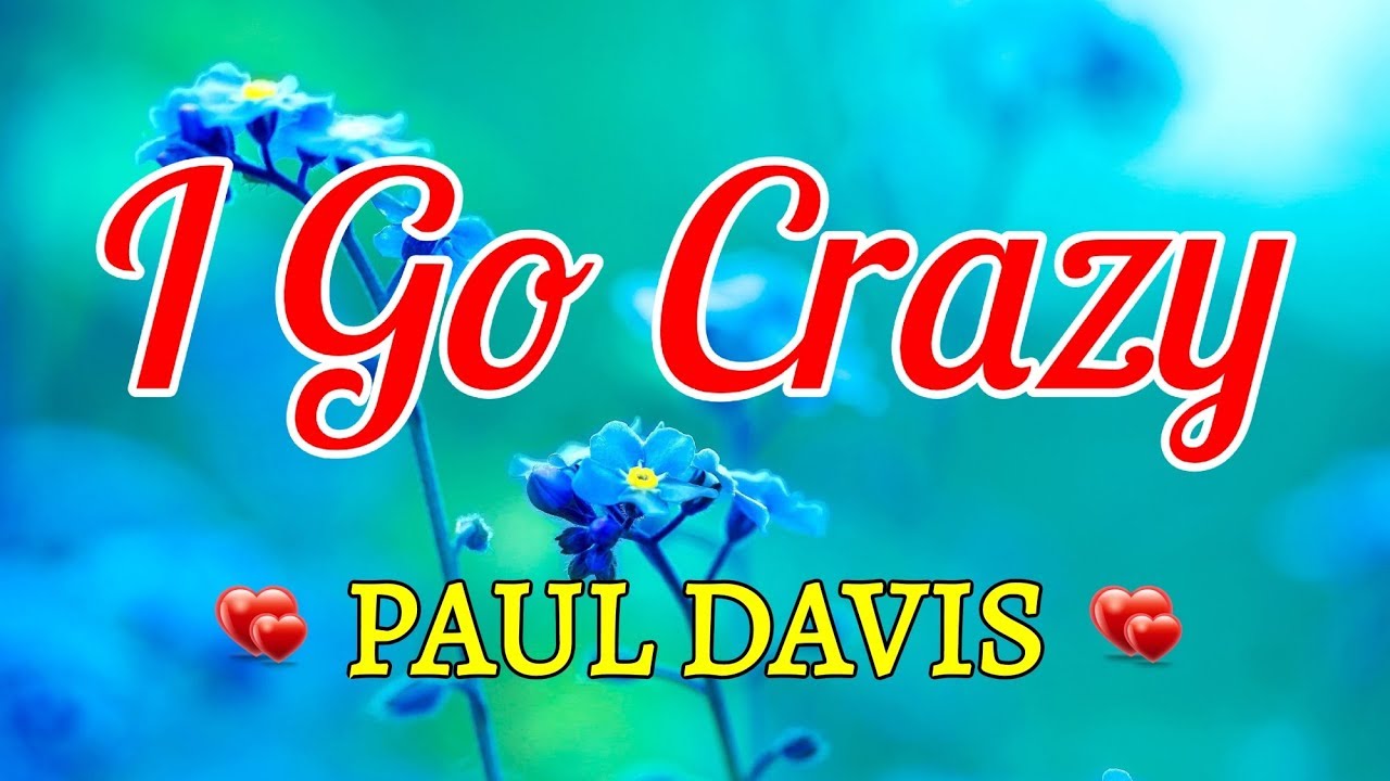 I Go Crazy - PAUL DAVIS Karaoke HD
