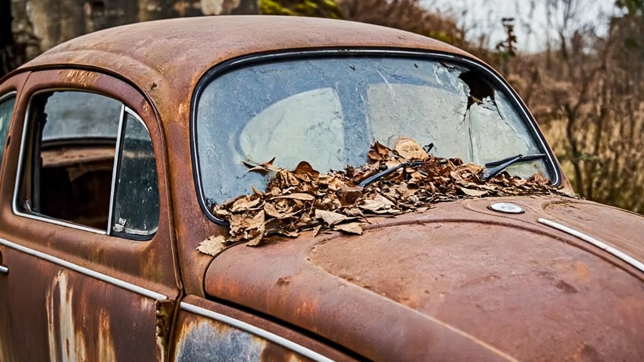 $80 Coast Shipping — Abandoned 1967 Volkswagen Beetle Found Near War Shelter | Rust to Restoration