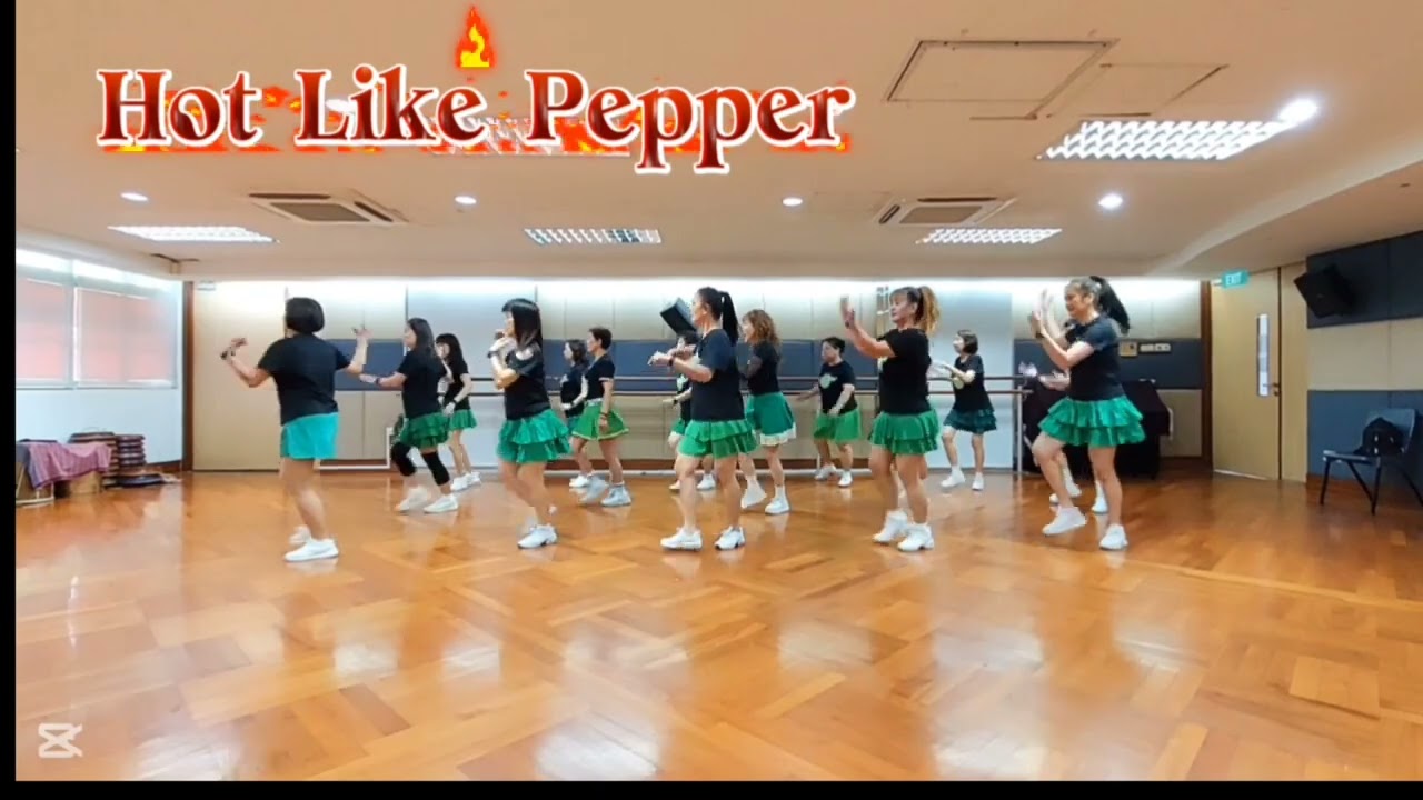 Hot Like Pepper - Line Dance (Easy Intermediate)
