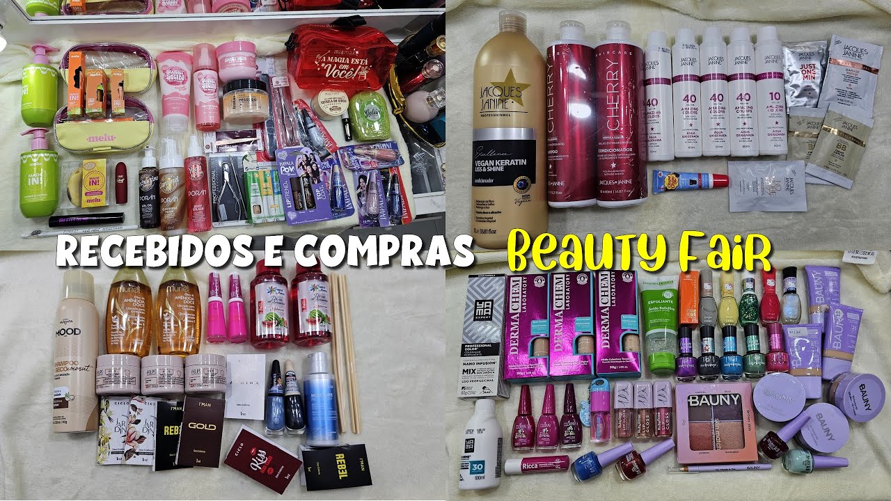 Recebidos e compras Beauty Fair 2025