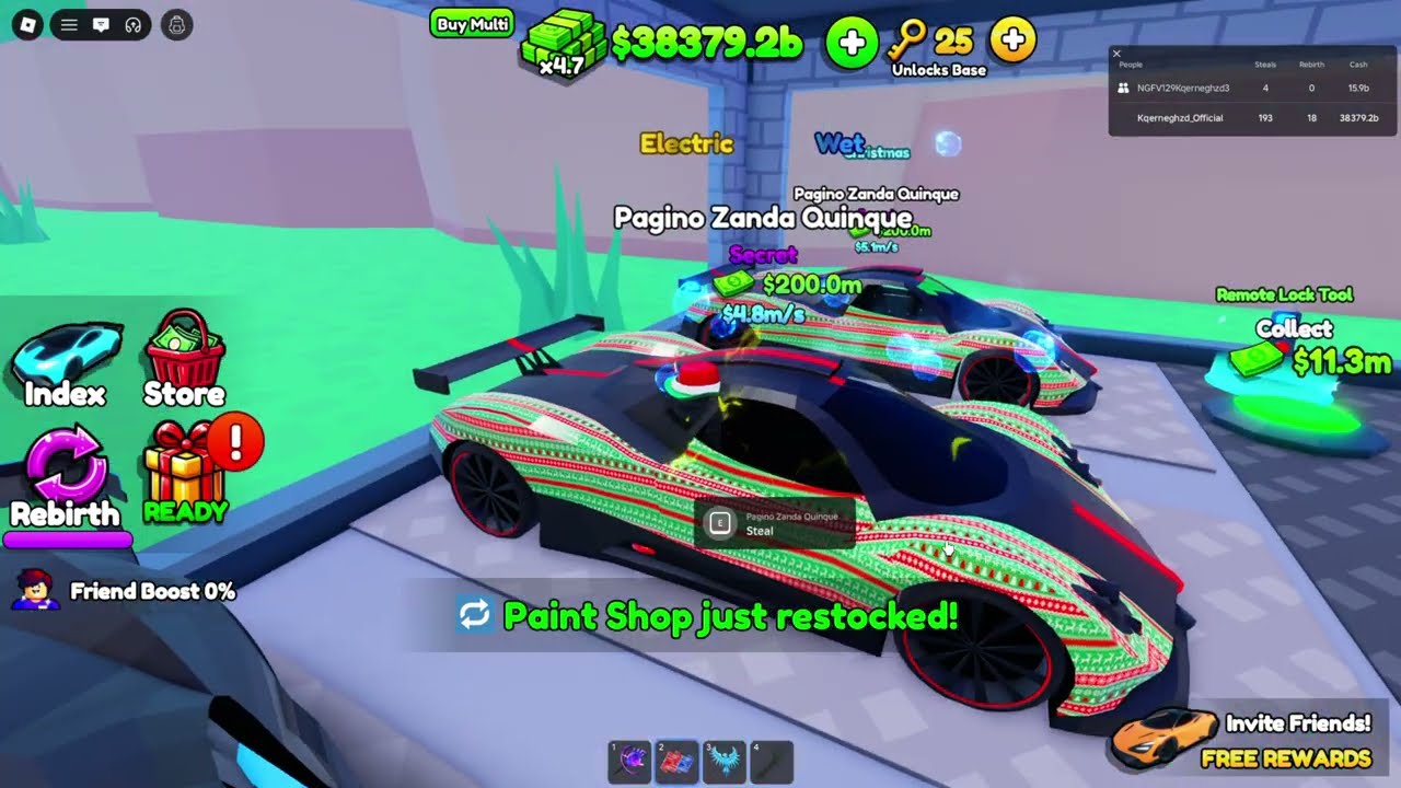 Roblox - [STEAL A SUPERCAR] Gameplay Video #89 #stealasupercar