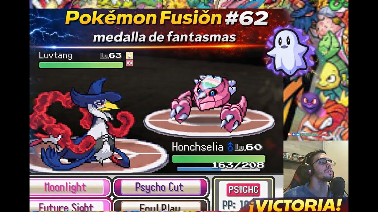 Pokemon Fusion #62 medalla de fantasmas