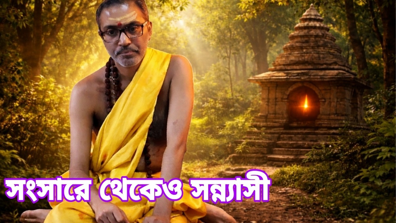 সংসারে থেকেও সন্ন্যাসী...