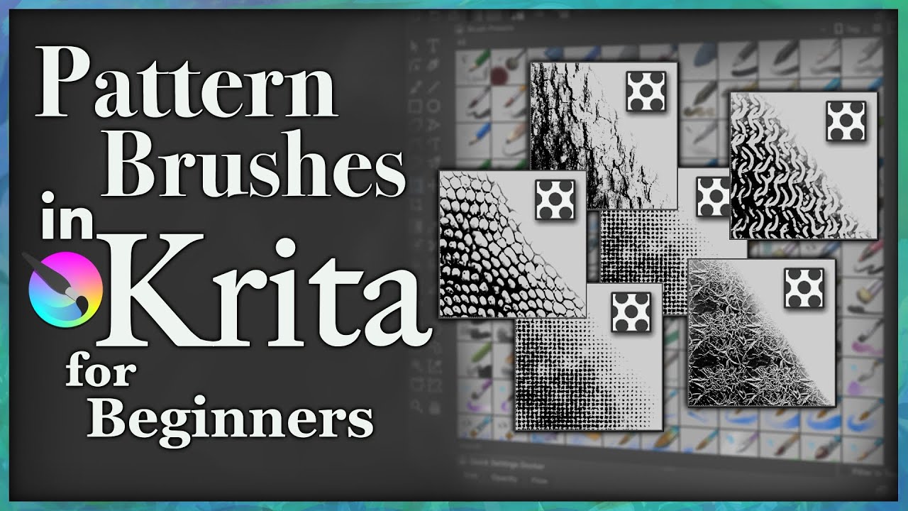 Patten brushes in Krita for Beginners