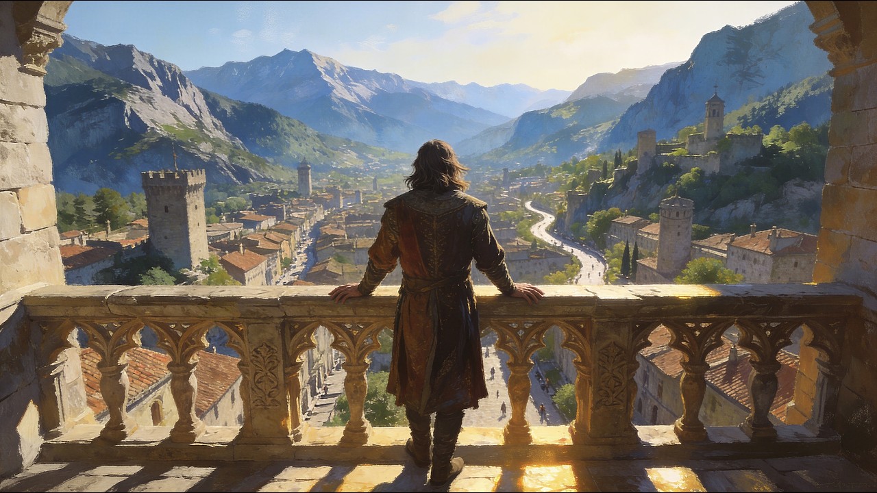 Medieval Ambient Music for Focus & Relaxation 🧘 💡  | Medieval Kingdom Sunrise 🌄