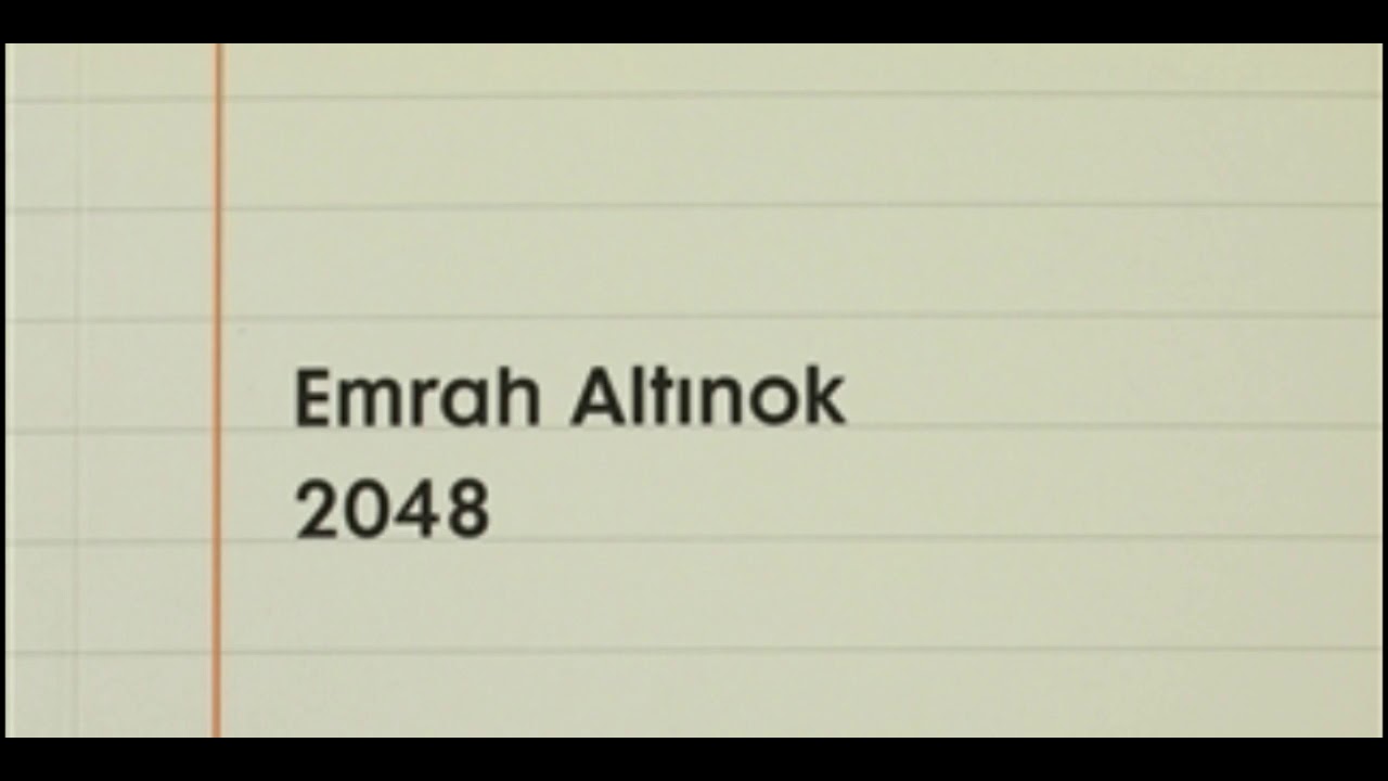 emrah altınok, 2048 (şiir) | YKSZ