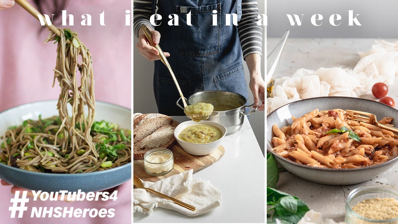 WHAT I EAT IN A WEEK | VEGAN DINNERS IN LOCKDOWN