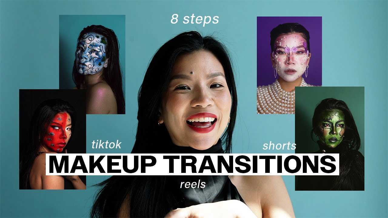 CREATE A MAKEUP TRANSITION IN 8 STEPS | Transition Tutorial Instagram Reels, TikToks, Shorts