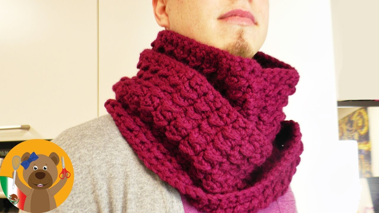 Tejer un chal redondo | Chal de invierno (también) para hombre