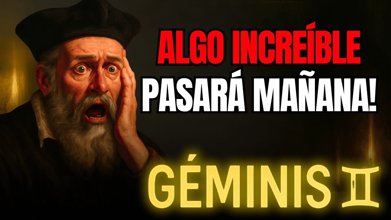 GÉMINIS♊DA TERROR!! MAÑANA, LUNES 3 😮LO Q TE VA A PASAR A TI NUNCA LE PASO A NADIE✨DIOS TE ESPERA