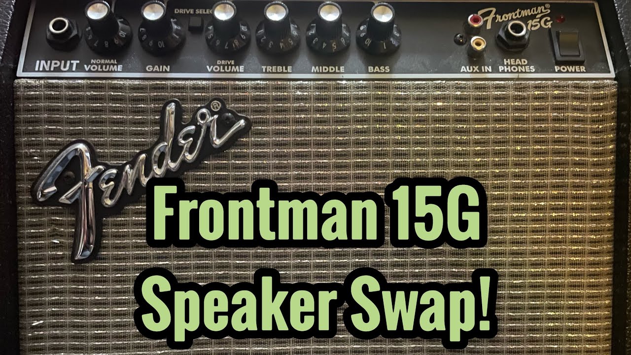 Frontman15g speaker swap