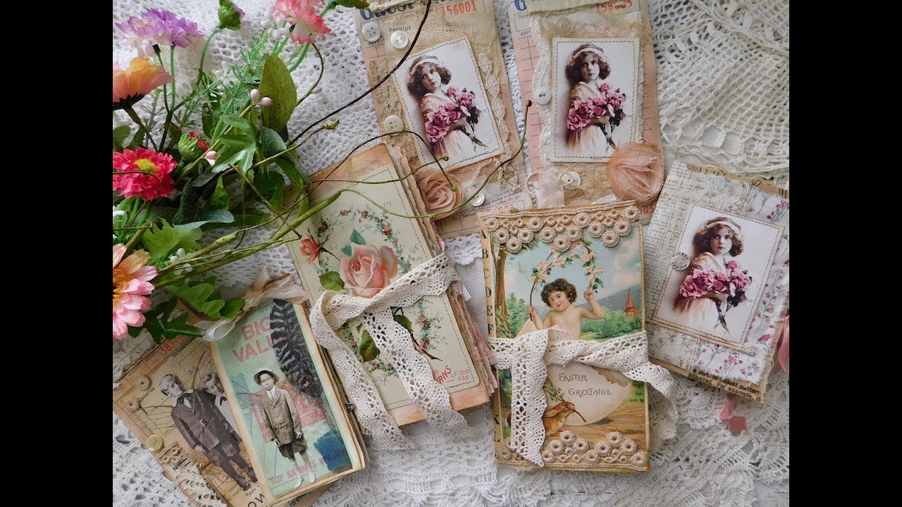Vintage Postcard Sloppy Journals Plus More Fun Projects