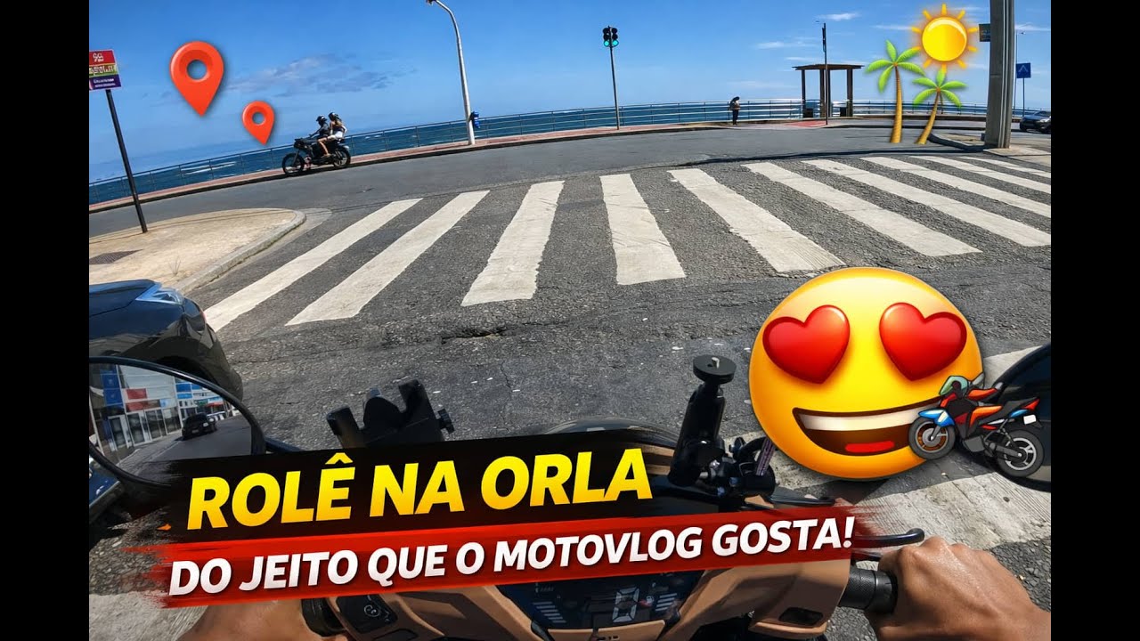 ROLÊ NA ORLA DE SSA 🏖️🏍️ | SÓ PAISAGEM LINDA