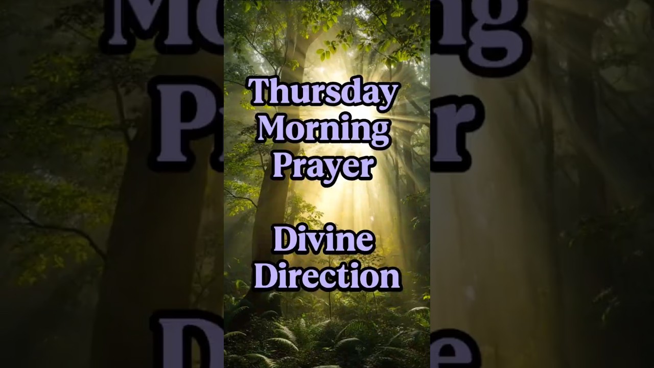 Asking God for Direction and Clarity Today #morningprayer #faith #prayer