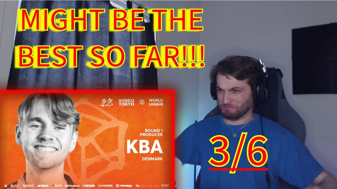 KBA 🇩🇰 | GBB 2023 | WORLD LEAGUE | Producer Showcase Round 1 (REACTION) #beatbox #reaction