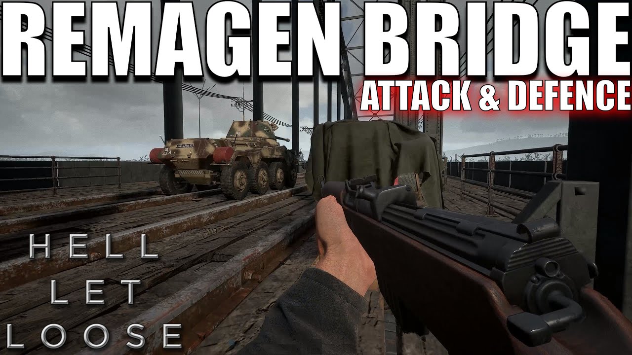 Constant Attack & Defence on Remagen Bridge in Hell Let Loose