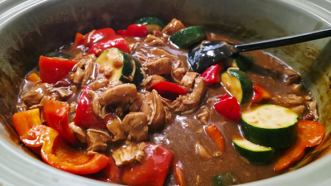 Курица Кунг Пао, приготовленная в мультиварке