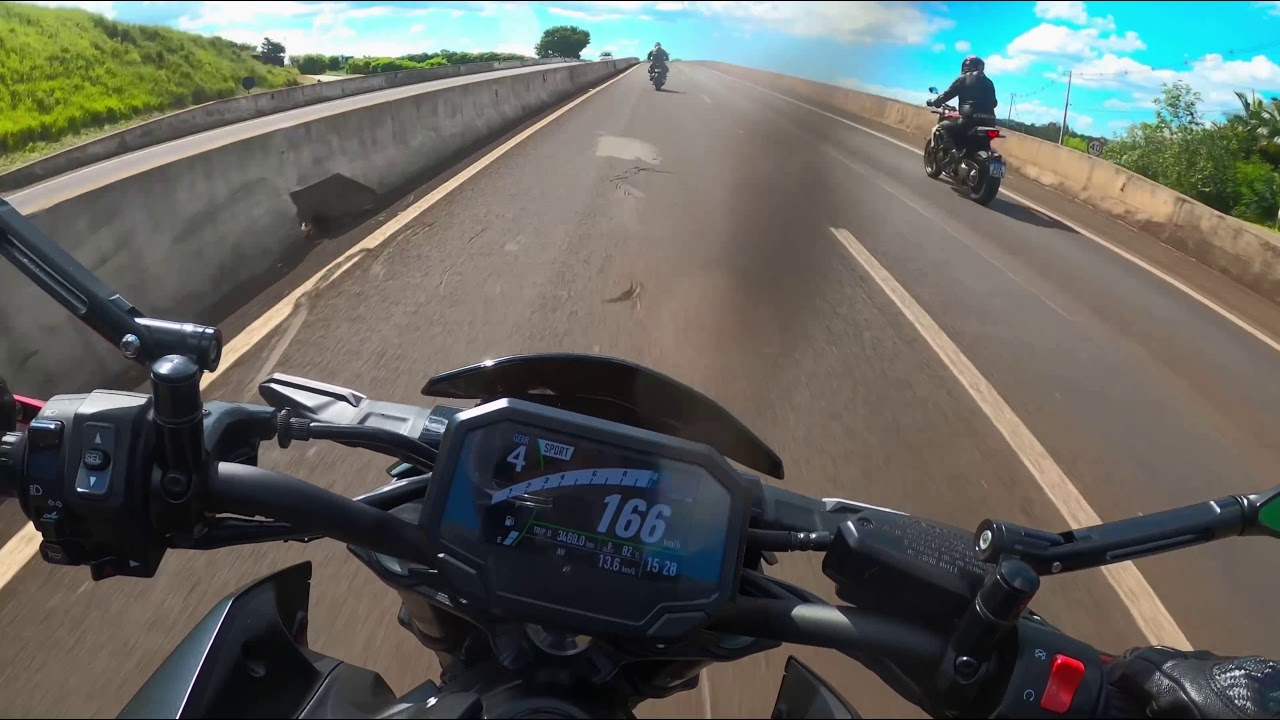 Testando o pneu pirelli diablo rosso corsa 2 na Kawasaki z900