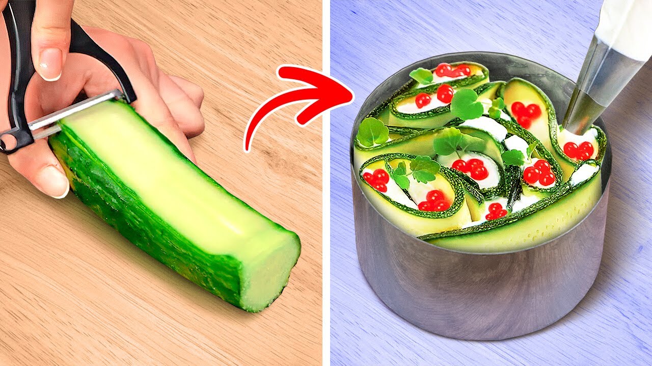 Turn Food into Art: Creative Fruit & Veggie Peeling Hacks!